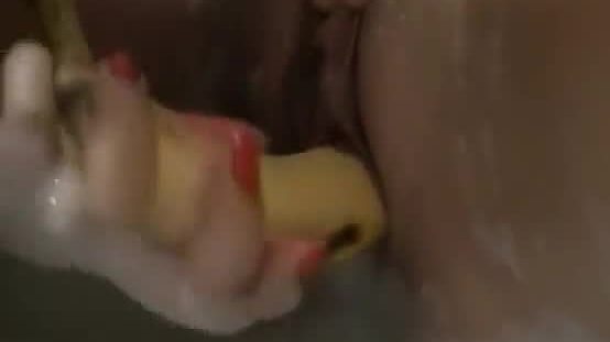 Lesbian sex in the bathroom at a party