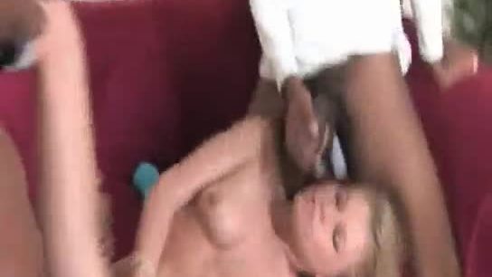Black Duo Shares Hot Blonde